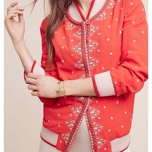Anthropologie Arabella Bomber S